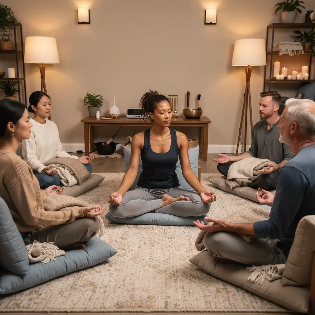 Therapeutische sessie waarin een professionele zorgverlener een cliënt begeleidt bij herstel.